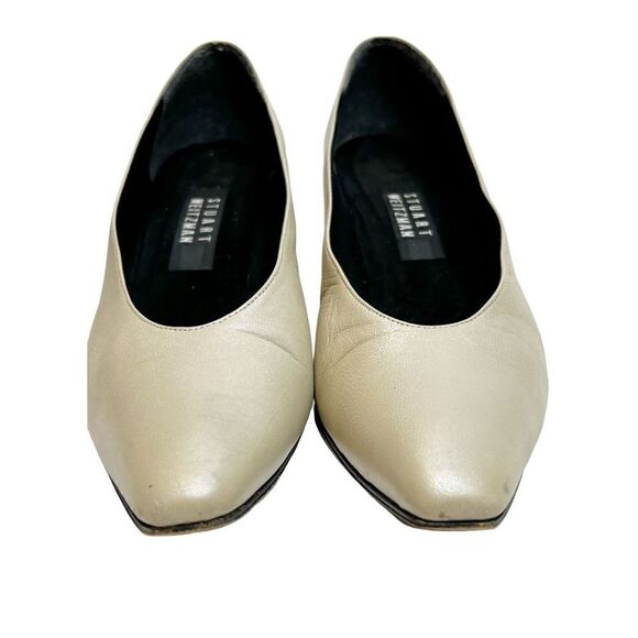 Stuart Weitzman vintage pearl quasar patent pumps size 8.5 - Picture 6 of 16